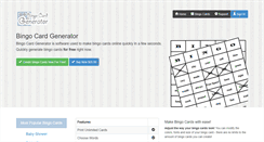 Desktop Screenshot of bingocardgenerator.net