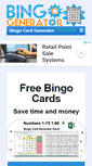 Mobile Screenshot of bingocardgenerator.com